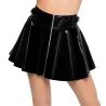 Black Level Jupe Vinyl Skirt Noire
